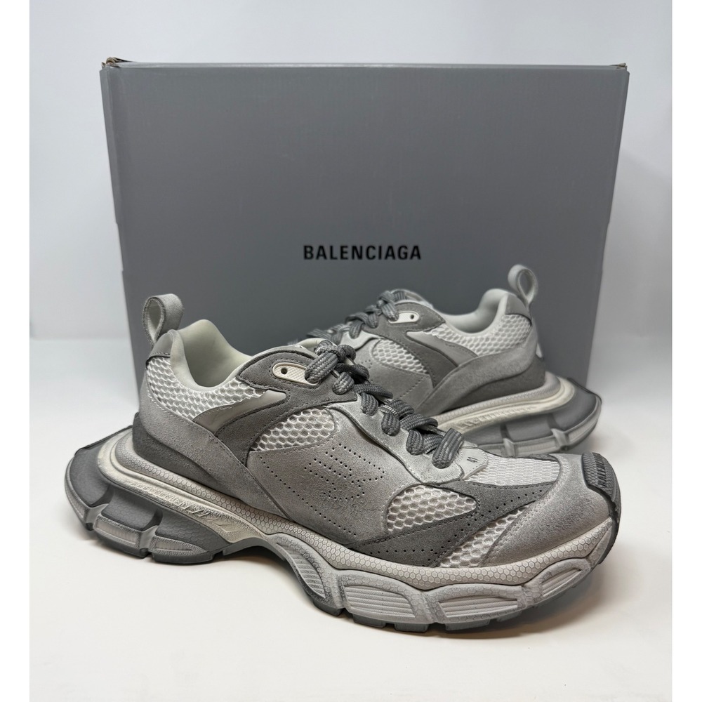 Balenciaga 3XL Sneaker Suede Light Grey Mix Size 12 US 45 EU